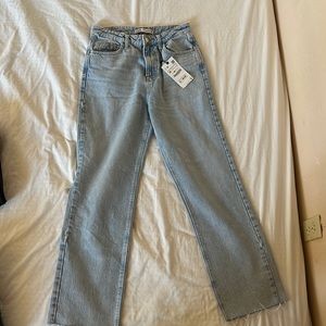 NWT Zara straight leg jeans